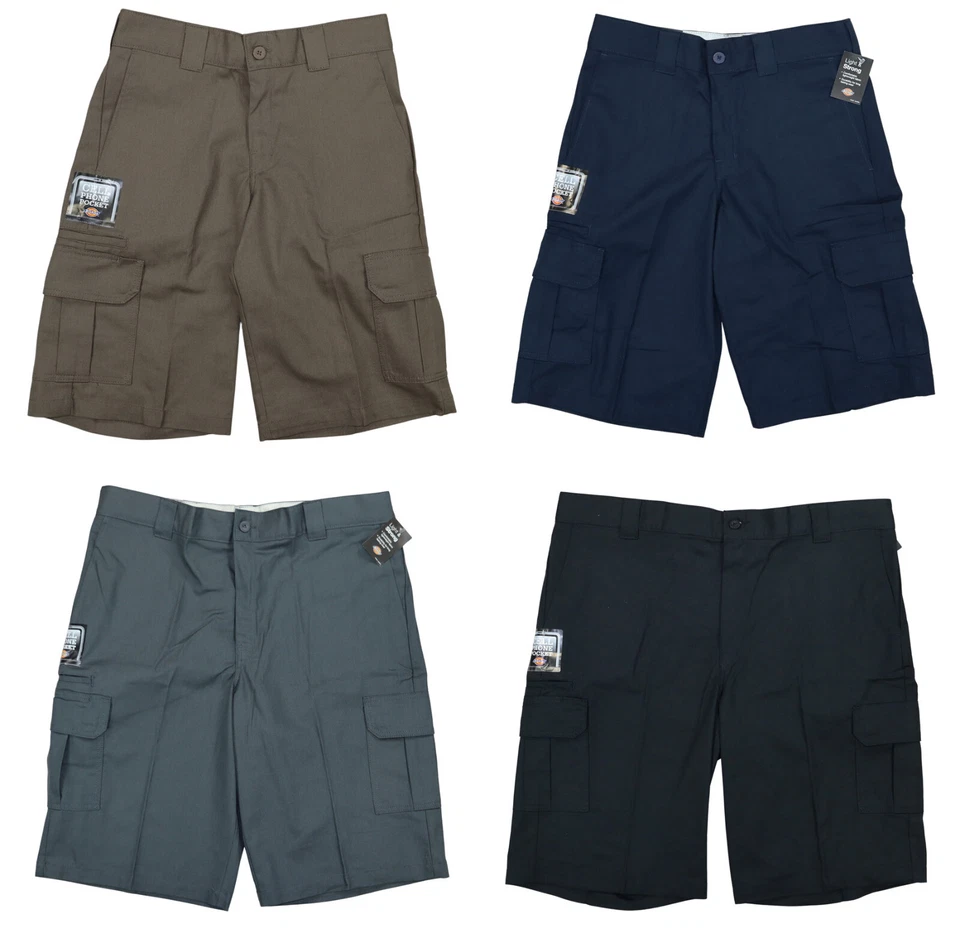 Dickies Relaxed Fit 13" Inseam Stain & Wrinkle Resistant Men's Cargo Shorts NWT