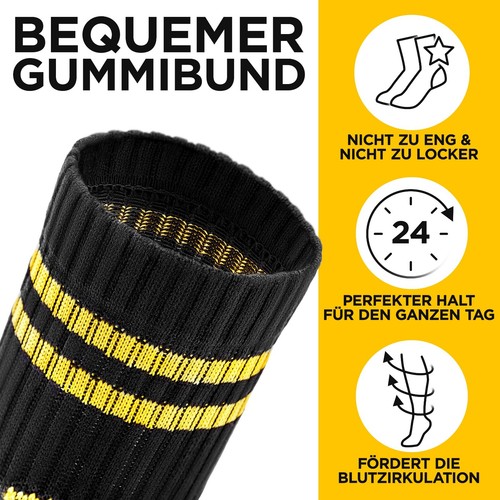 5 Paar Arbeitssocken Arbeit Socken Baumwolle Herren Socken Work - Schmitz.Tools - Bild 5 von 7