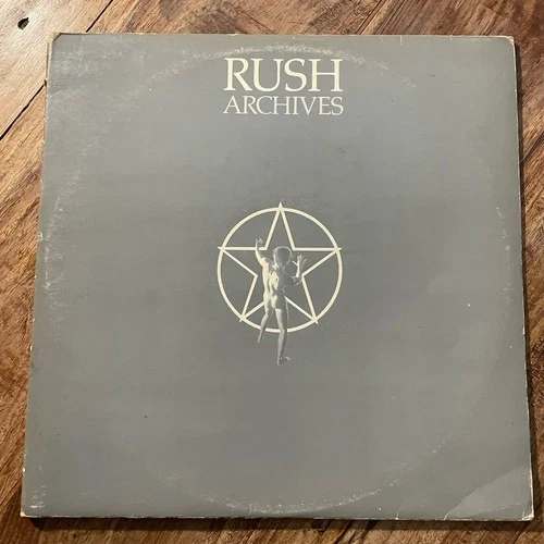 RUSH ARCHIVES  VG+/EX TRIPLE VINYL LP / FIRST PRESSING UK / FLY BY NIGHT