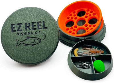   Pocket Size Handline Fishing Reel | Ultimate Compact Rodless Reel Fishing Kit