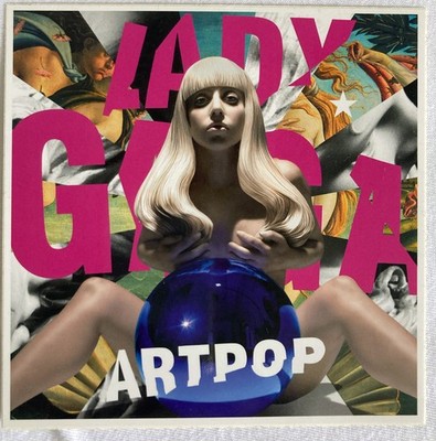 Lady Gaga Artpop - Cover by Jeff Koons - Promo Sticker Aufkleber. Born This Way