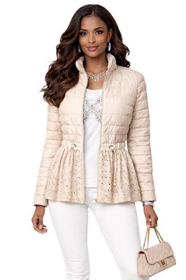 Alba Moda Stepp Jacke mit Lochstickerei Gr. 42 0922685771