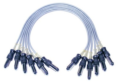 6 pc. Original Patch Cable Tuchel Amphenol T 4012 100 cm, NEW  T4012 Trennklinke