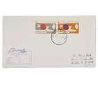Tristan Da Cunha 1965 FDC Scott 84-85 ITU Cape Town Maritime Mail USA