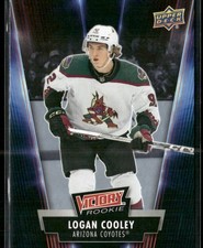 2024 Upper Deck NHCD Logan Cooley Victory Black Rookies RC #V-11 Coyotes