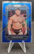 2023 Panini Prizm WWE Blue Shimmer Prizm /11 #108 Karrion Kross Wrestling Card
