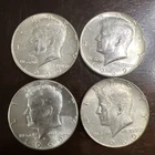1969-D Denver Mint 40% Silver Kennedy Half Dollar! Lot Of 4!!