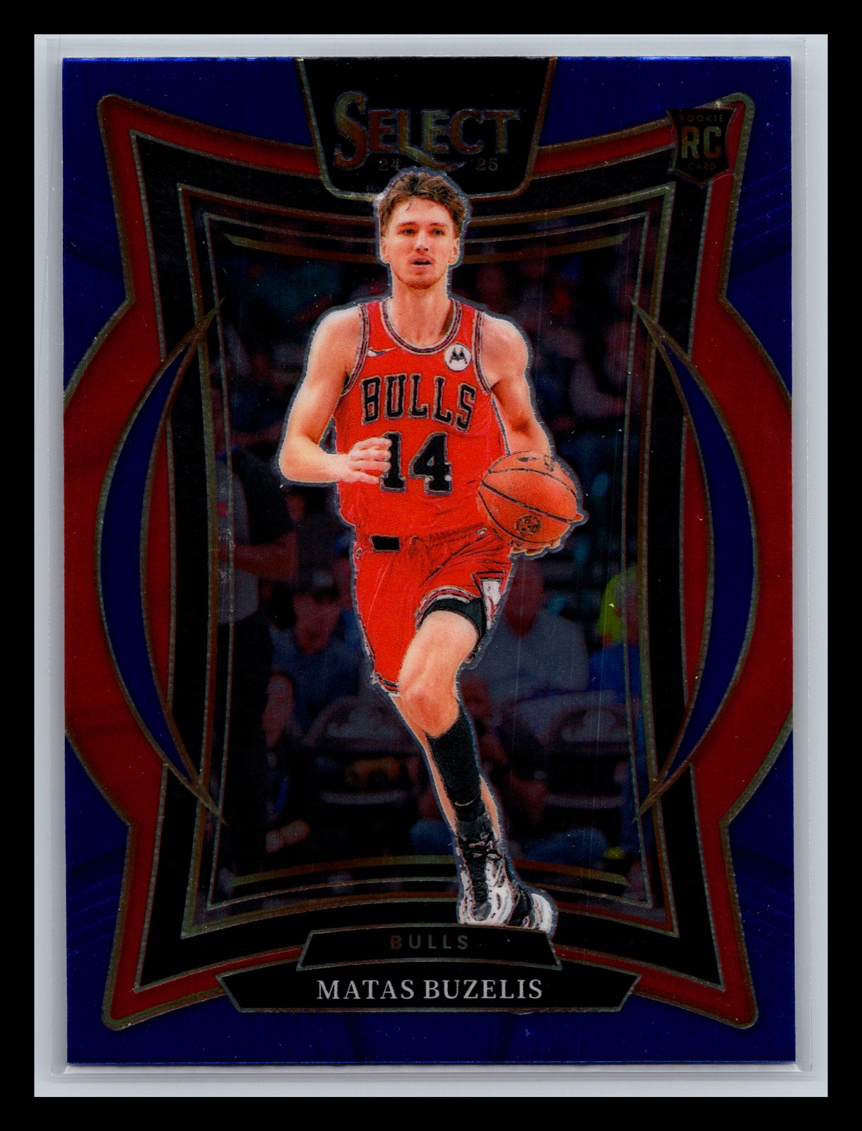 Matas Buzelis Rookie Chicago Bulls 2024-25 Panini Select #70 Blue (Retail)