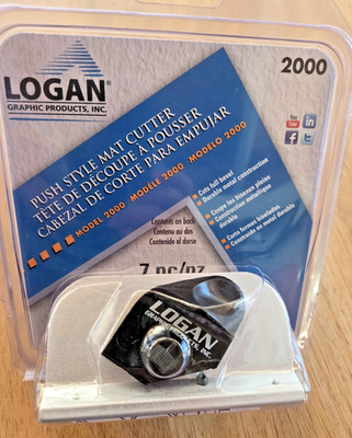 Logan 2000 Push Style Mat Cutter with 5 Blades