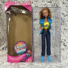 Vtg 90 s Camp Barbie Midge Doll Blue Eye Stra...