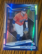 Sonny DiChiara -2022 Elite Extra Edition Blue Aspirations #/349 148 -LA Angels