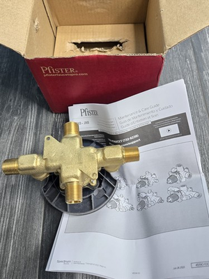 #ad #ad Pfister 0X8 340A Shower Rough In Valve and Pressure Balance Cartridge with Stops $39.00