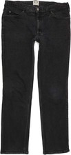 Mustang Tramper  Herren Schwarz Straight Regular Stretch Jeans W38 L31 (87259)