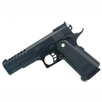 Kugelpistole mit Magazin Softair Gun 21cm schwarz incl. Kugeln ab 14 Jahre