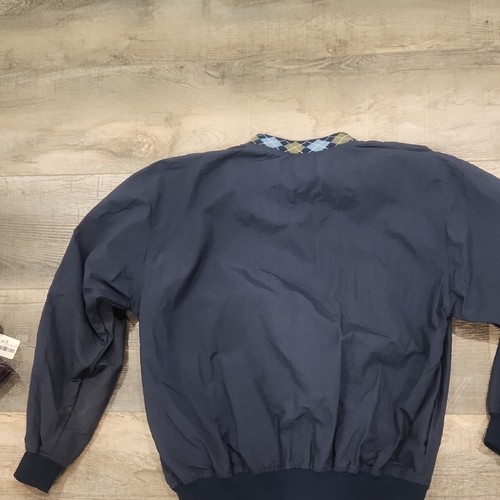 Catalina Vintage Navy Golf Windbreaker with Argyle Trim Gr: M - Bild 5 von 7