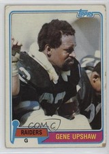 1981 Topps Gene Upshaw #219 HOF 1az5