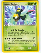 Team Aqua's Seviper - 17/95 Team Magma vs Team Aqua - Pokémon TCG - 2004 on eBay