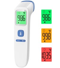 Thermometer for Adults and Kids, Digital Forehead with Fever Blue 