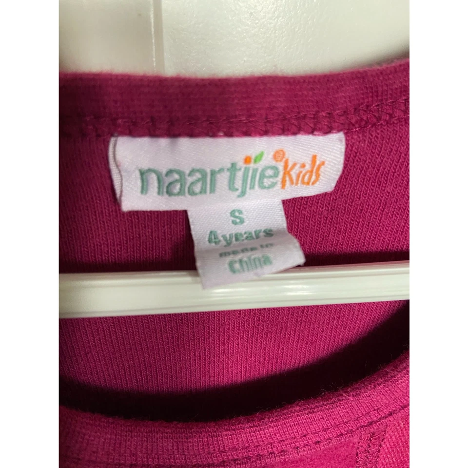 Vestido túnica top naartjie niñas talla 4 años arándano vintage encaje terciopelo invierno Foto 4 de 4