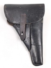 Pistolentasche P38 Wehrmacht. Ohne Herstellerstempel, das Magazinfach abgetrennt