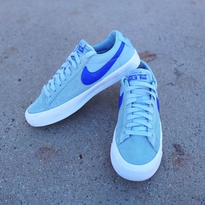 Nike SB Zoom Blazer Low Pro GT Grant Taylor Blue Skate Shoes 5.5M 7.5 DC7695-402