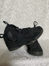 Nike Air Jordan True Flight Black Basketball Shoes 343795-013 GS 5.5 Y