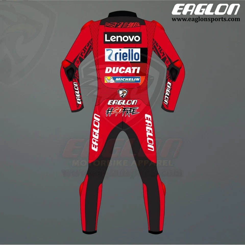 Ducati 2025 Motorcycle Racing Suit Men Leather Motorbike Riding Sports Armor CE - Image 2 of 4