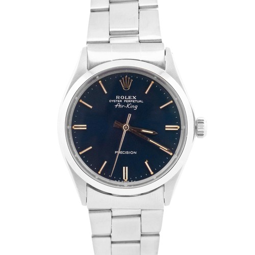 Rolex Oyster Perpetual Air-King BLUE Stainless Steel Oyster 34...