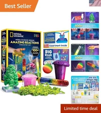 National Geographic Amazing Chemistry Set - Chemistry Kit with 100+ Science Expe