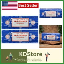 Satya Nag Champa Hand-Rolled Agarbatti Pack for Purification & Relaxation