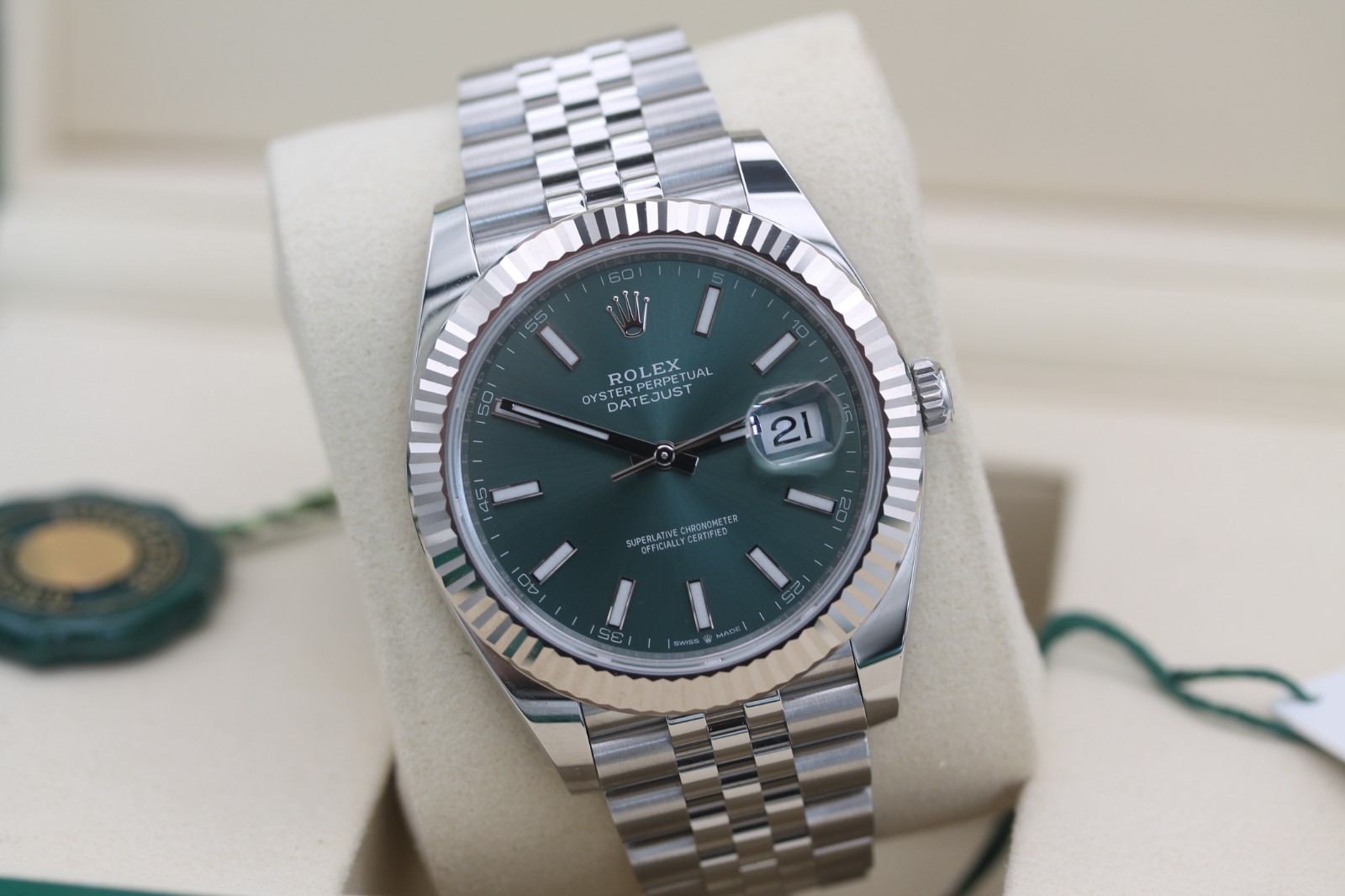 Rolex Datejust 41 Green'