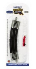 Bachmann 44502 HO Nickel Silver 18" Radius E-Z Curved Track Terminal Rerailer