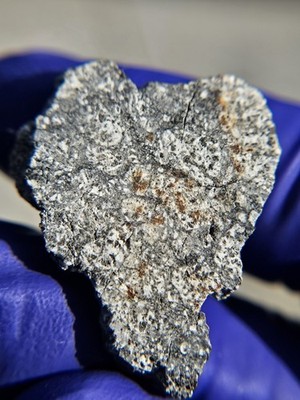 Béréba Meteorite Slice 4.073g   1924 Witnessed Fall | Eucrite | NAU Collection
