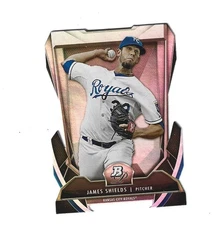 2013 Bowman Platinum Cutting Edge Stars #JS James Shields  KANSAS CITY  ROYALS