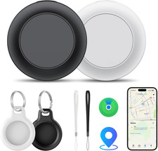 Air Tracker Tag-2 Pack, Smart Bluetooth Tracker for Apple Find My Ios Only , IP