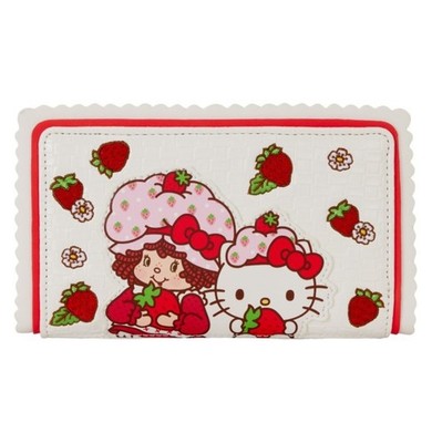 Hello Kitty Loungefly - Geldbörse: Sanrio x Strawberry Shortcake