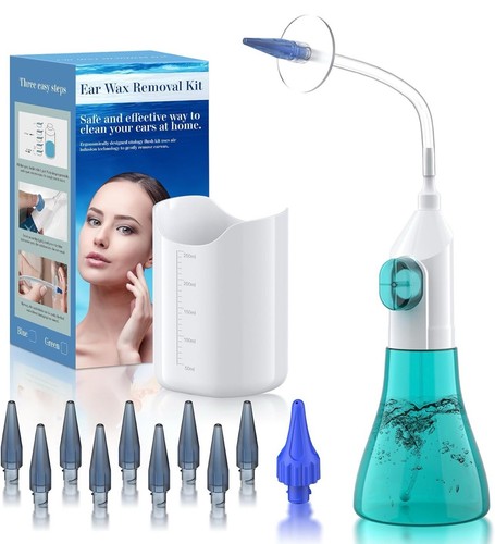 Ear Wax Removal Cleaner Kit Manual Ear Irrigation Flushing - Picture 1 of 4