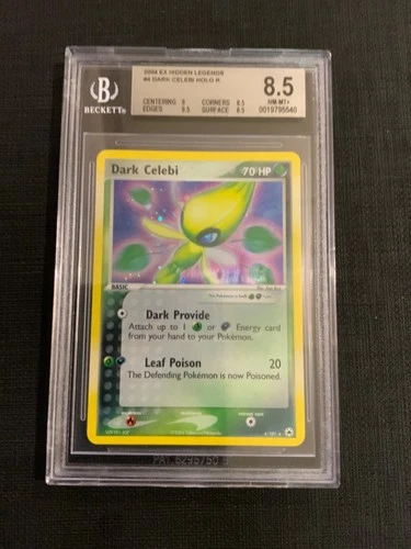 Pokemon - Dark Celebi 4/101 Ex Hidden Legends BGS 8.5