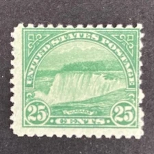 US #568 1922 25c Niagara Falls MNH