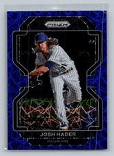 2022 Panini Prizm #130 Josh Hader Blue Velocity Prizm