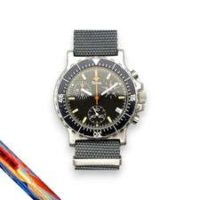 Montre-bracelet pour homme TUTIMA Diver Field Chronograph à quartz noire ETA....