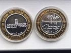 Lot of 2 Casino $10 Silver Strikes .600 per ounce of .999 each 1.20 ASW