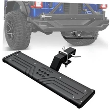  Aluminum Towing Hitch Steps for Truck/Car/SUV Vehicles with 2" Hitch Flat Step