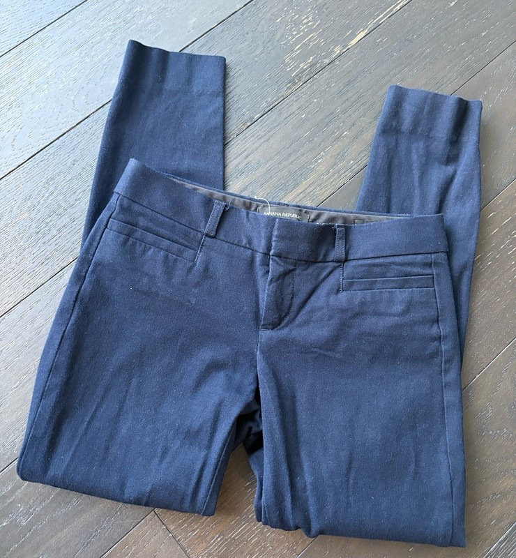 Banana Republic Petite Size 00P Women's Sloan-Fit Slim Ankle Pants