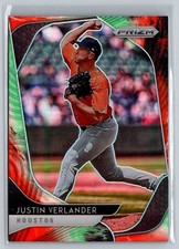 2020 Panini Prizm #151 Justin Verlander Cosmic Haze Prizm