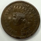1864 L On Ribbon Indian Head Cent AU Details Exact Coin Imaged  #IND1997