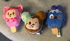 Disney Munchlings Collectors Edition Set Of 3 Scented Plush Mickey Minnie Stitch