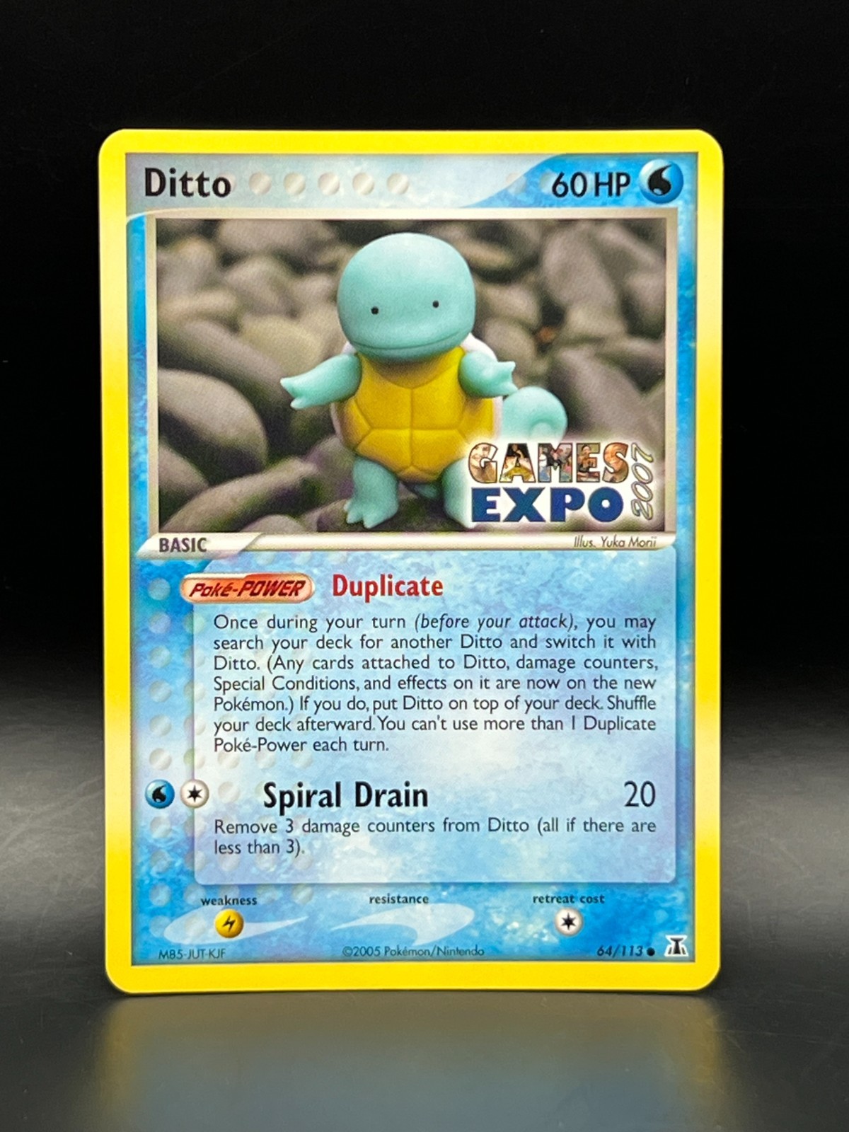 Ditto GAMES EXPO Card- Ex Delta Species 64/113-Super Rare Pokémon Promo -NM