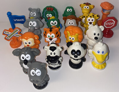 Vtech Smartville Replacement Animals & Signs Magnetic Lot