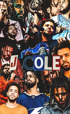 A4 J Cole Poster (brandneu)